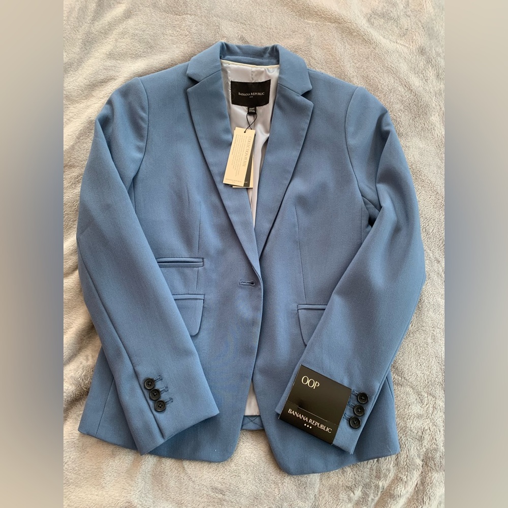 Banana Republic Light Blue Blazer